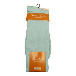 BRUNO CONTE MEN'S TURQUOISE SILKY DRESS SOCK FASHION COLORS . BCS2004.